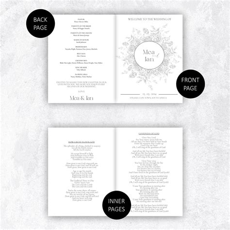 Image result for Church Wedding Program Samples