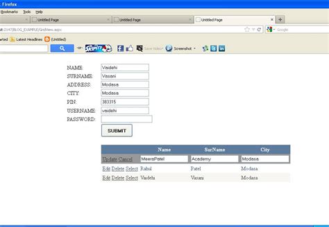 Image result for GridView Insert