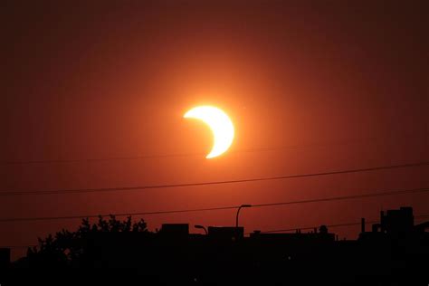 Partial Solar Eclipse Graces Skies on Thursday