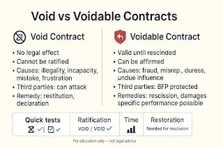 Example of Voidable Contract Cases に対する画像結果