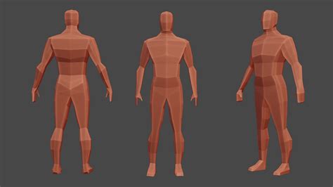 Image result for Low Poly Human