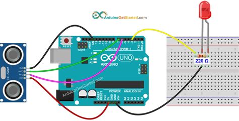 Image result for Ultrasonic LED Arduino