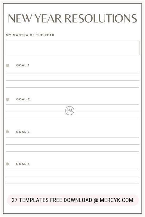 Toradh íomhá ar New Year Resolution Checklist