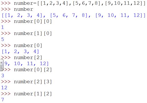 Image result for 2D Matrix Python