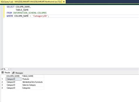 How to Find Table with Name in SQL に対する画像結果