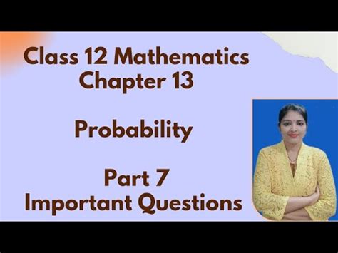 Class 12 Maths Probability Chapter 13.3 માટે ઇમેજ પરિણામ