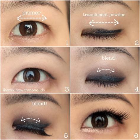Image result for Monolid Eye Makeup Tutorial
