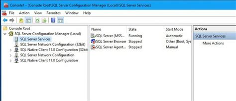 Image result for SQL Configuration Manager MMC Run Shortcut