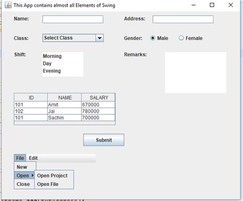 Java Swing Chart Examples に対する画像結果