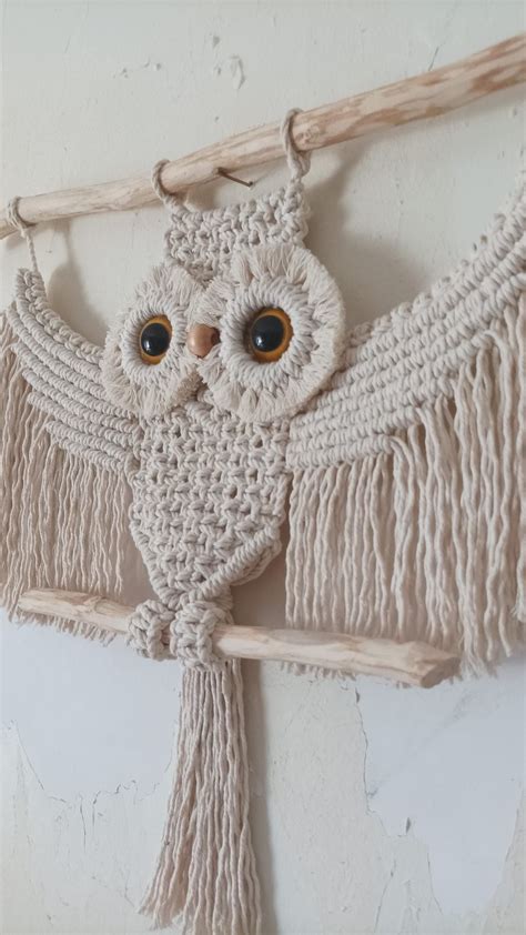 Macrame Owl Wall Hanging Tutorial に対する画像結果
