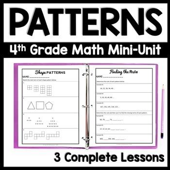 Image result for Grade 4 Math Patterns Worksheets