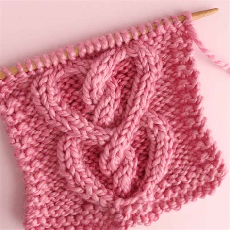 Knit Heart Pattern に対する画像結果