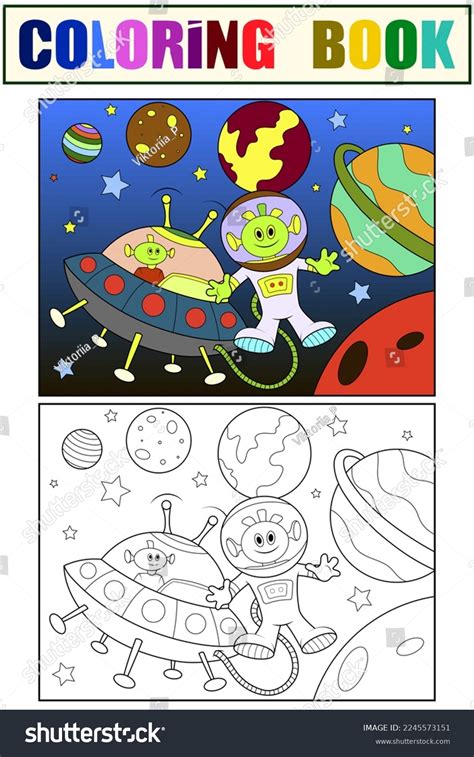 Image result for Alien Clip Art Coloring Book