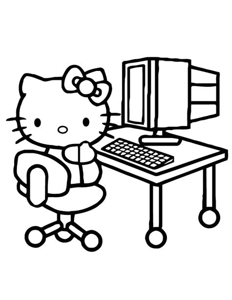 Toradh íomhá ar Computer Coloring Pages for Kids
