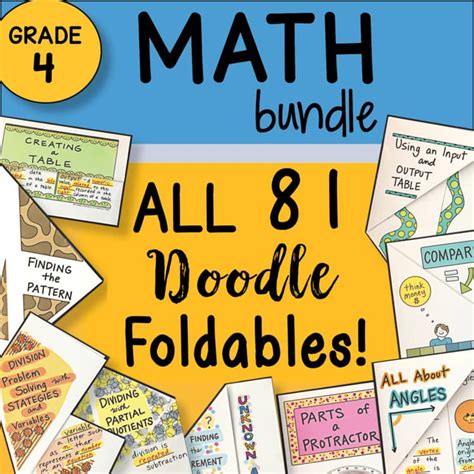 Image result for 4th Grade Math Foldable