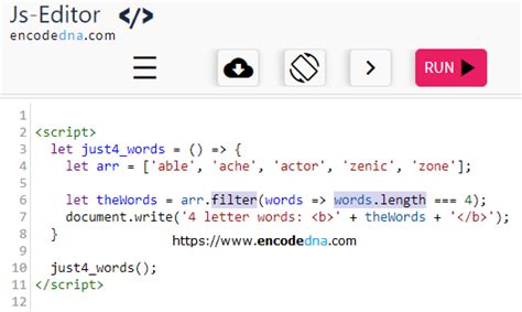 JavaScript Pass in Function to Filter के लिए छवि परिणाम