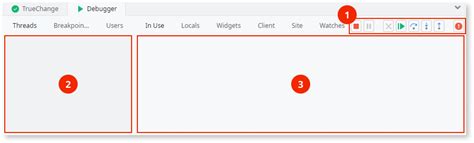 Debugger に対する画像結果