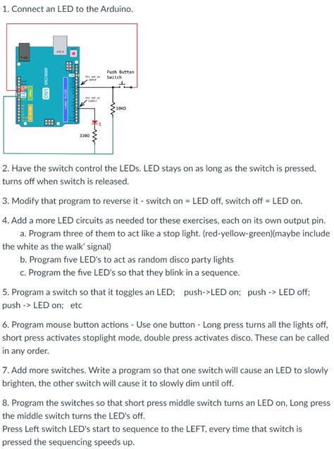 Image result for Arduino LED with Switch