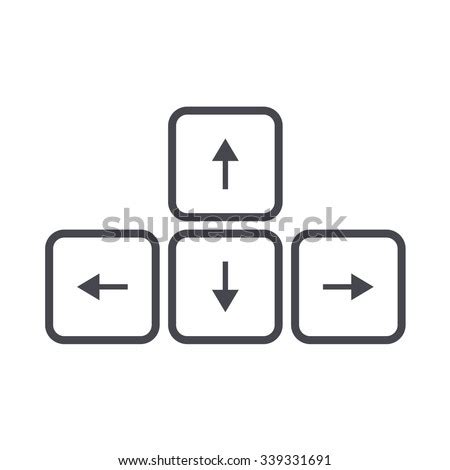 Image result for Keyboard Left Key Icon