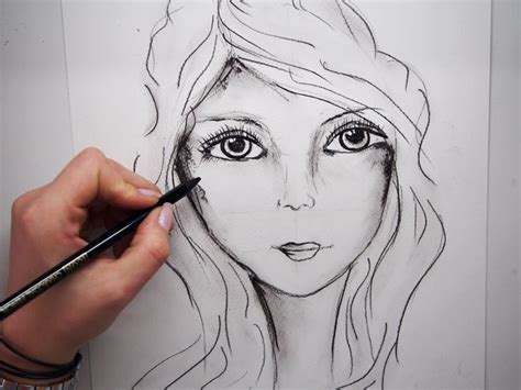 Image result for Basic Female Face Drawing