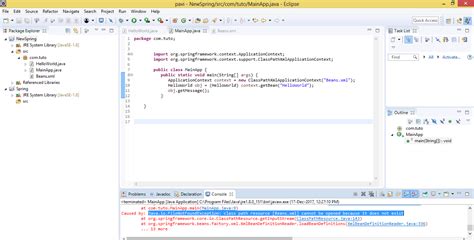 Toradh íomhá ar Java -Classpath Path Sample XML