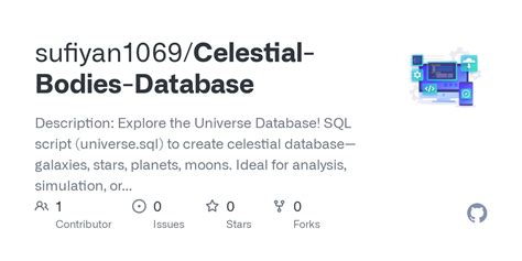 Toradh íomhá ar Celestial Tables for SQL