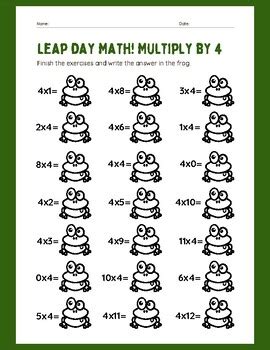 Image result for Leap Day Math Word Problems