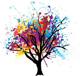 Afbeeldingsresultaten voor Colorful Tree Vector