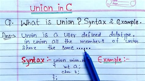 Afbeeldingsresultaten voor Union Syntax C
