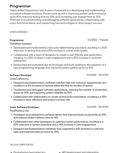 Toradh íomhá ar Programming Language Proficiency Table