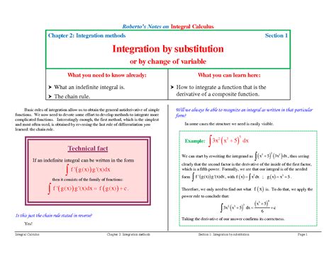 Chain Rule Integration Examples に対する画像結果