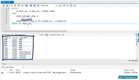 Image result for Right Join in SQL