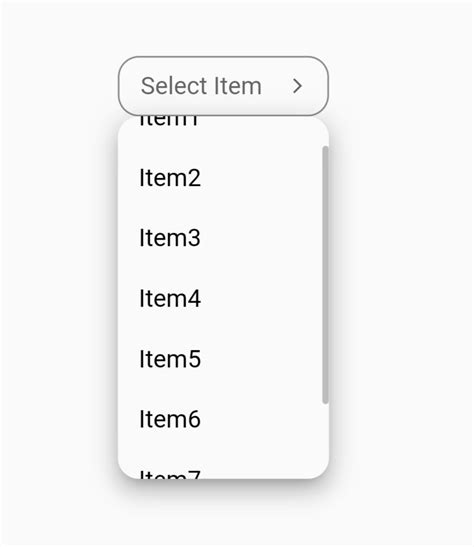 Image result for Drop Down Menu Flutter
