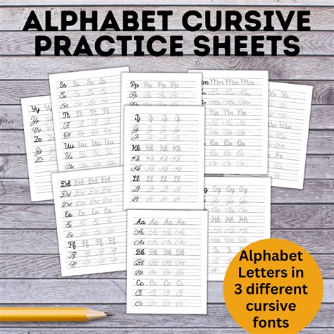 Cursive Alphabet Practice Sheet に対する画像結果