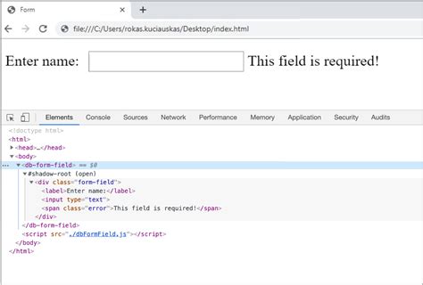 Example of Label HTML に対する画像結果