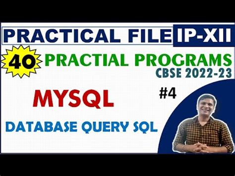 Image result for How to Practice CBSE Class 12 IP SQL Practicals