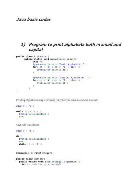 Image result for Java Code Sample Basic