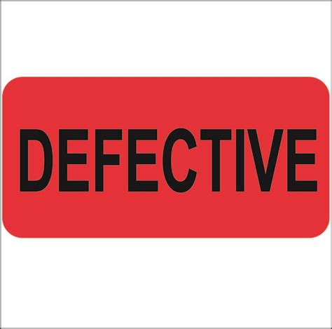 Image result for Sign for Informing Defect