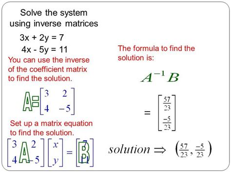 Afbeeldingsresultaten voor How to Solve Equation Using Matrix