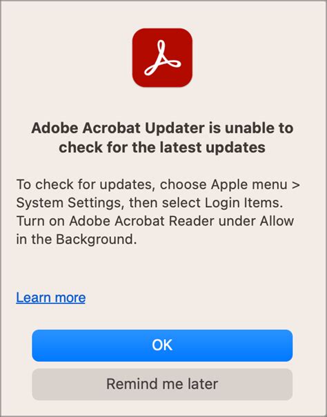 Afbeeldingsresultaten voor Adobe Installer Error Update Operating System