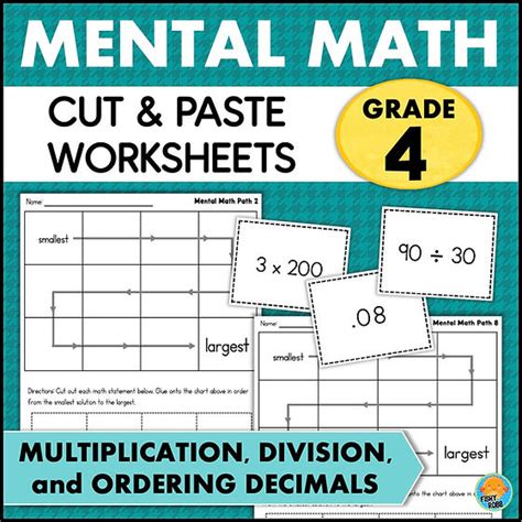 Image result for 4th Grade Math Worksheets with Answers