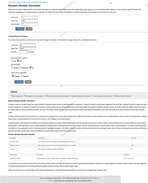 Image result for Calculator Random Number