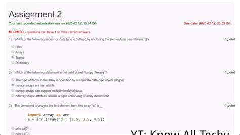 NPTEL Week 2 Assignment Answers Non-Graded Python for Data Science に対する画像結果