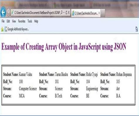 Image result for Add Array to JSONObject