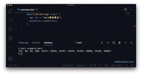 Image result for Example of Dart Code