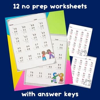 Image result for Math Grade 2 Subtraction Algorithm