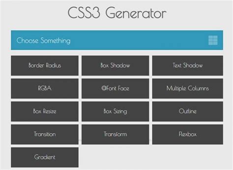 Toradh íomhá ar CSS Generator Online