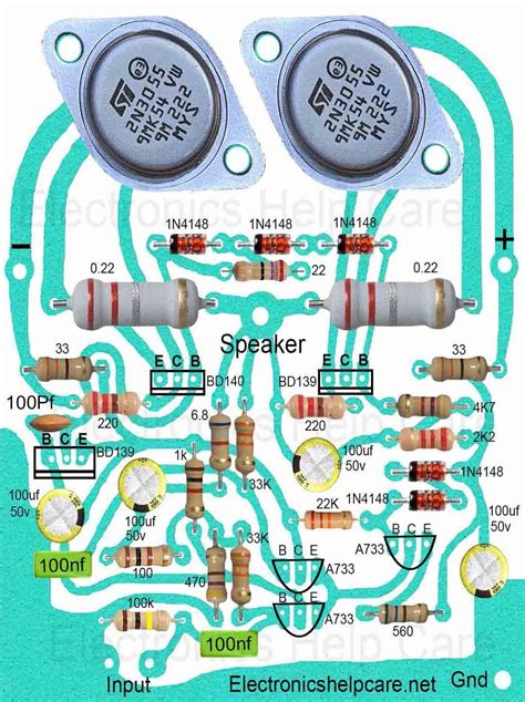 2N3055 Amplifier Circuit に対する画像結果