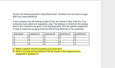 Image result for Excel Solver Questions