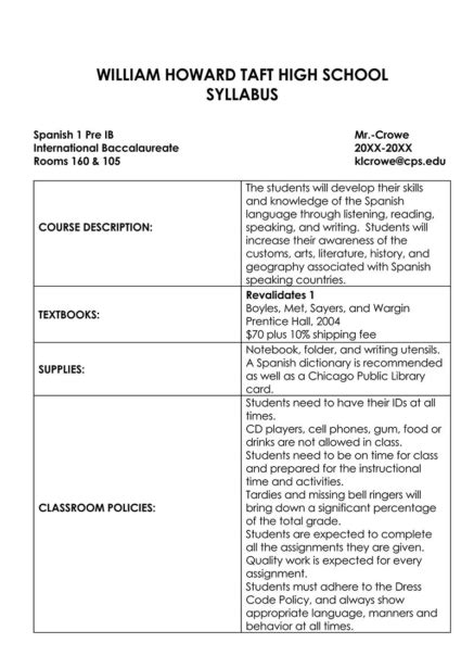 Image result for Course Syllabus Details